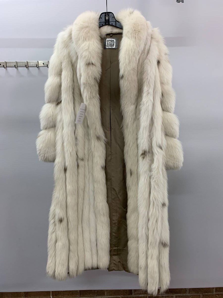 Spotted Fox Fur Coat - Fur Mall - The Fur Den